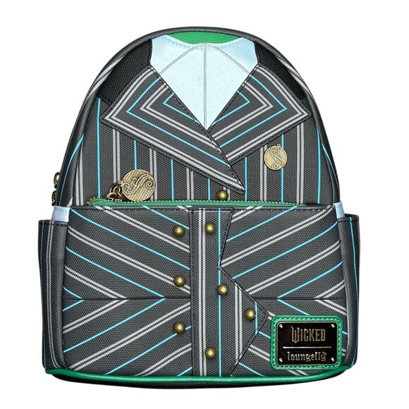 Loungefly Handbags - Loungefly Wicked Movie Elphaba Shiz School Uniform Mini Backpack